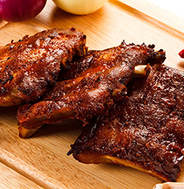 Full Belly Catering Barbecued Ribs