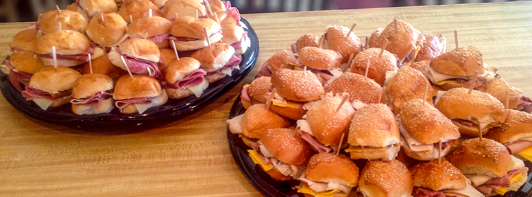 Full Belly Catering Sandwich Platters Sliders