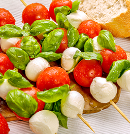 Full Belly Catering Tomato Kabobs