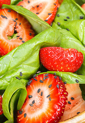 Full Belly Catering Fresh Strawberry Salad